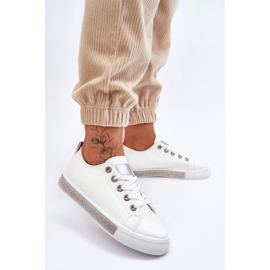 PS1 Women's Low Sneakers With Jets White-Silver Demira 2