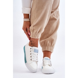 Low Women's Sneakers With White And Blue Demira Jets 2 Low Women's Sneakers With White And Blue Demira Jets 2