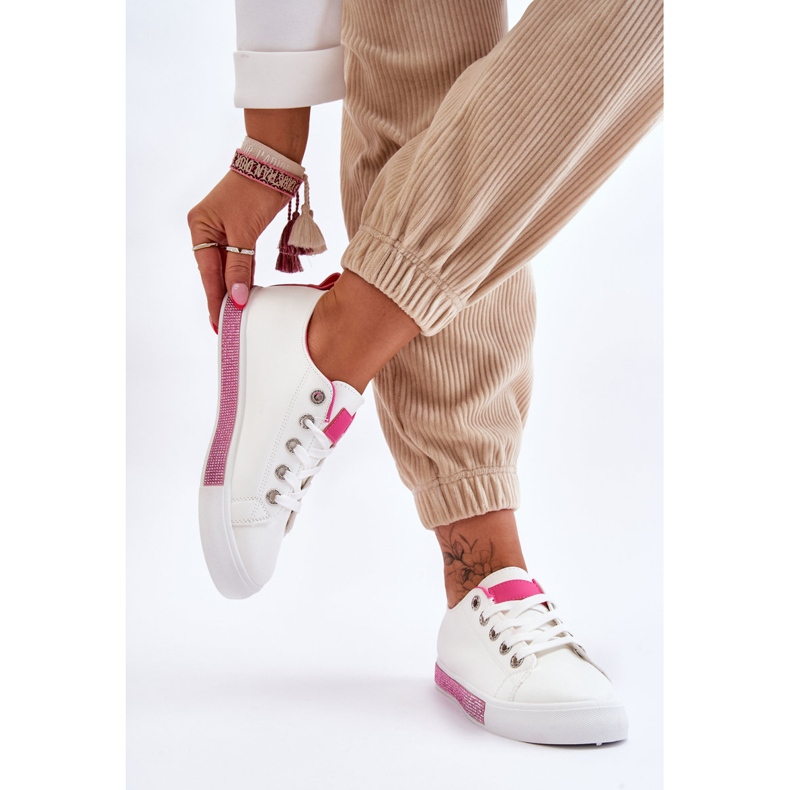 Women's Low Sneakers With White And Pink Demira Jets 2