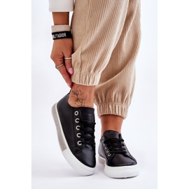 Women's Low Sneakers With Jets Black And White Demira 1