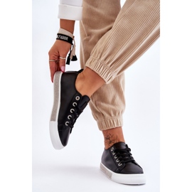 Women's Low Sneakers With Jets Black And White Demira 2