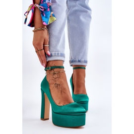 BM Fashionable Pumps On A High Heel Green Hayden 1 BM Fashionable Pumps On A High Heel Green Hayden 1