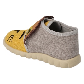 Befado children's shoes 465P109 grey yellow 1