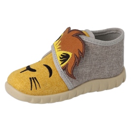 Befado children's shoes 465P109 grey yellow 3