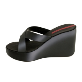 Wedge slippers Ipanema 83423 Colore Fem AI975 Black/Grey 2 Wedge slippers Ipanema 83423 Colore Fem AI975 Black/Grey 2