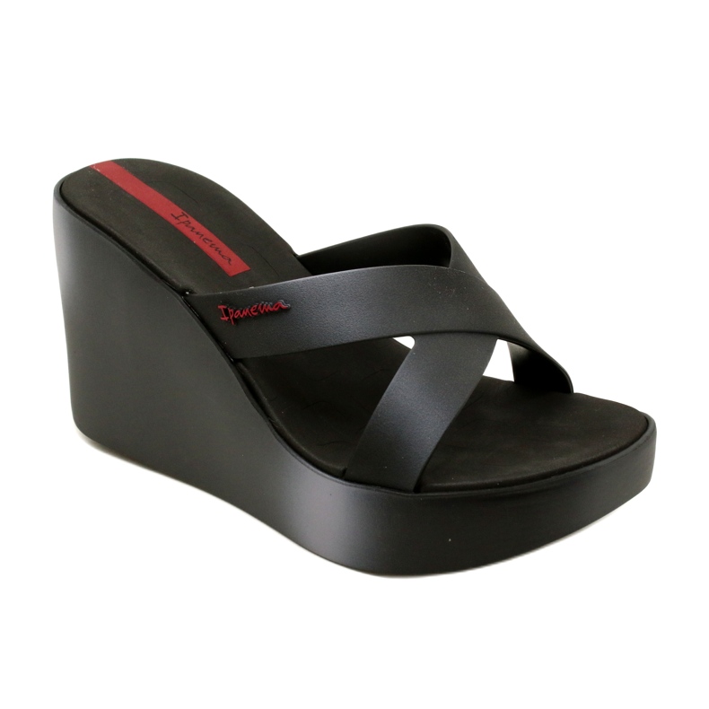 Wedge slippers Ipanema 83423 Colore Fem AI975 Black/Grey 1 Wedge slippers Ipanema 83423 Colore Fem AI975 Black/Grey 1