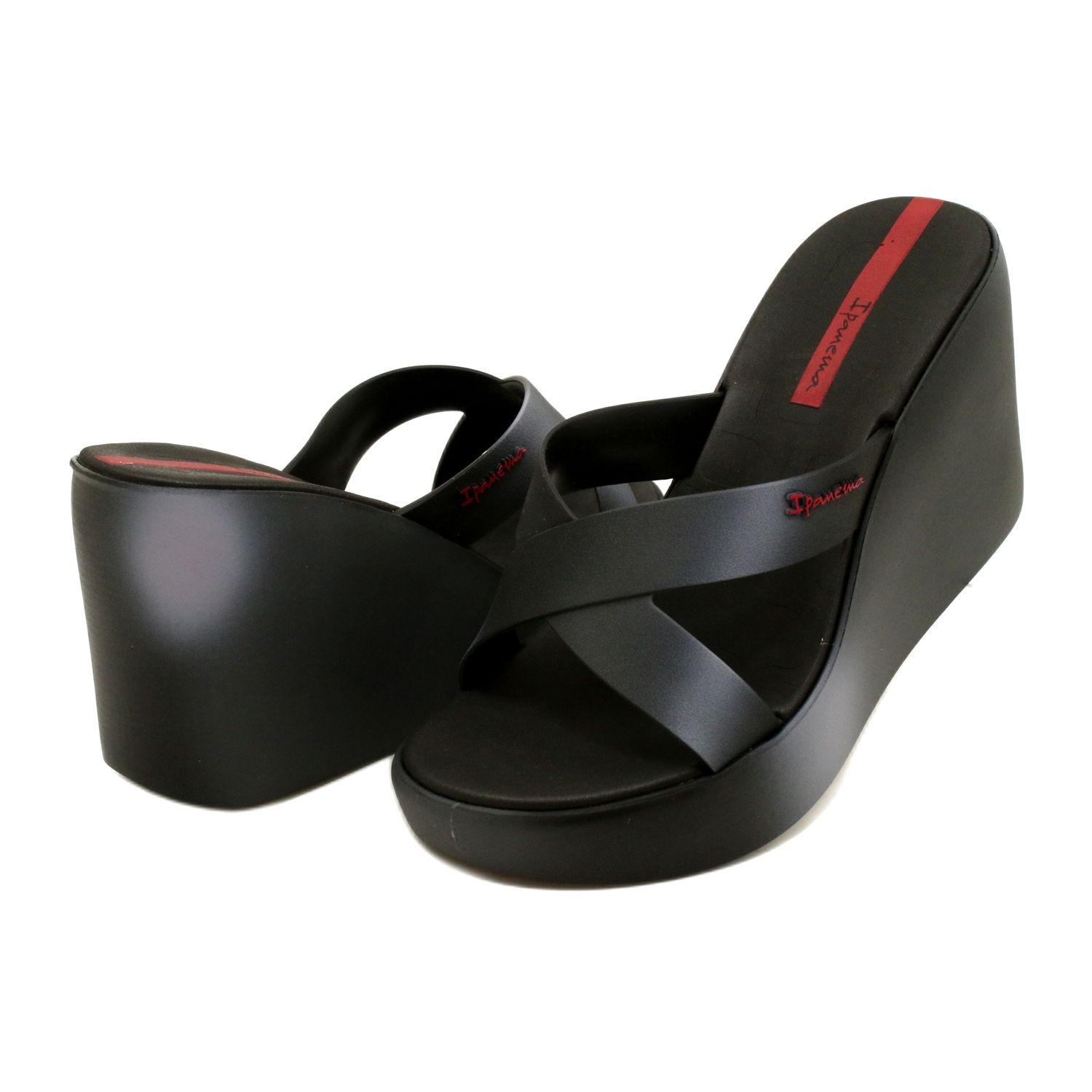 Wedge slippers Ipanema 83423 Colore Fem AI975 Black Grey