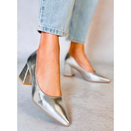 PA1 Althea Silver high heel pumps 1