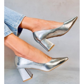 PA1 Althea Silver high heel pumps 2