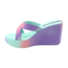 Wedge sandals Ipanema 83423 Colore Fem AI963 Green/Lilac violet pink 1 Wedge sandals Ipanema 83423 Colore Fem AI963 Green/Lilac violet pink 1
