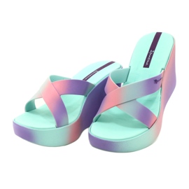 Wedge sandals Ipanema 83423 Colore Fem AI963 Green/Lilac violet pink 2 Wedge sandals Ipanema 83423 Colore Fem AI963 Green/Lilac violet pink 2