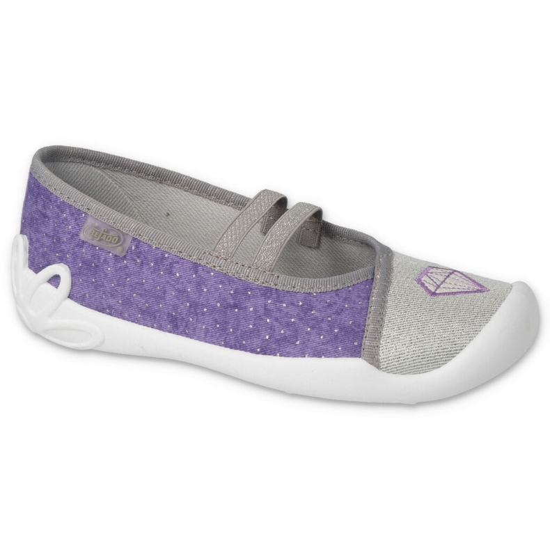 Befado children's shoes 116Y314 violet silver 1