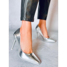 BM Women's Karen Silver stilettos 1