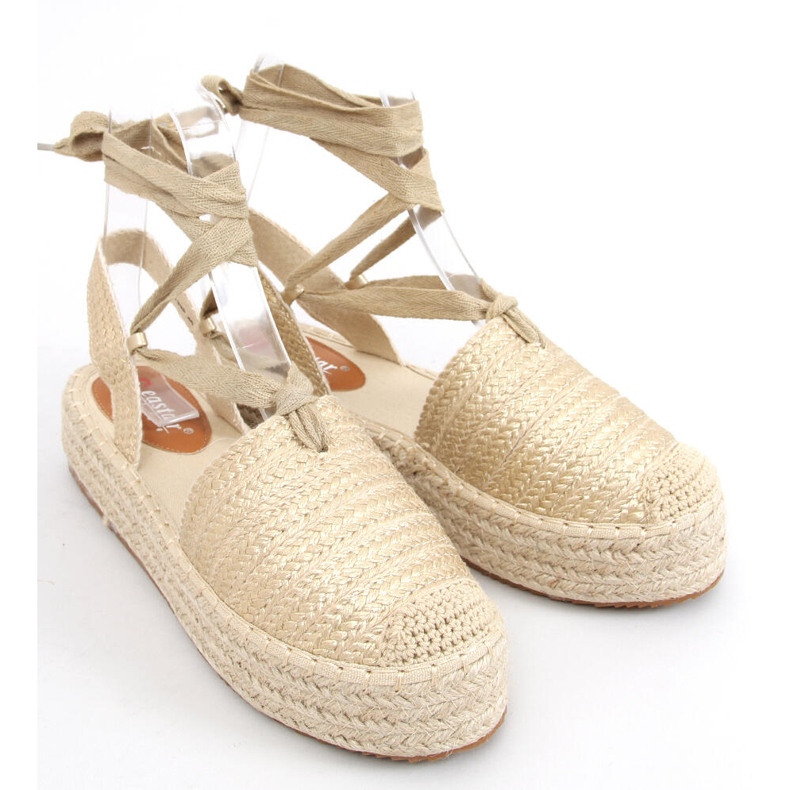 BM Seila Gold espadrilles women's sandals golden 1