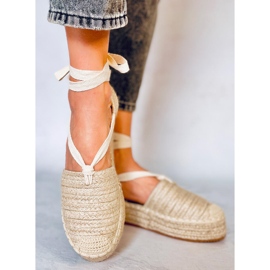 Women's sandals espadrilles Seila Beige 2