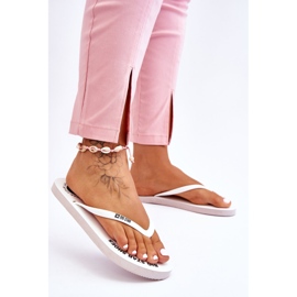 Comfortable Big Star Flip Flops LL274795 White 2
