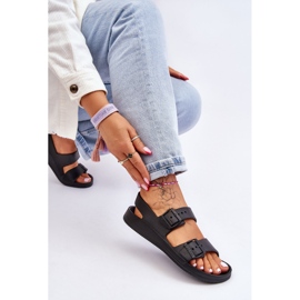 Women's Big Star Light Sandals LL274745 Black 7