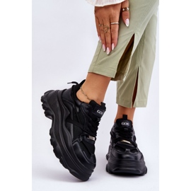 Sports Shoes On A Massive Platform GOE LL2N4030 Black 2