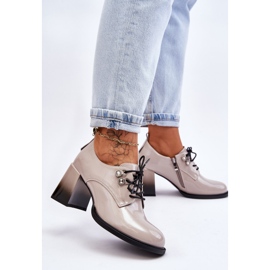 S.Barski Fashionable High Heels Light Gray Darren grey 2