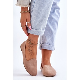 BM Classic Suede Beige Nash Ballerinas 1