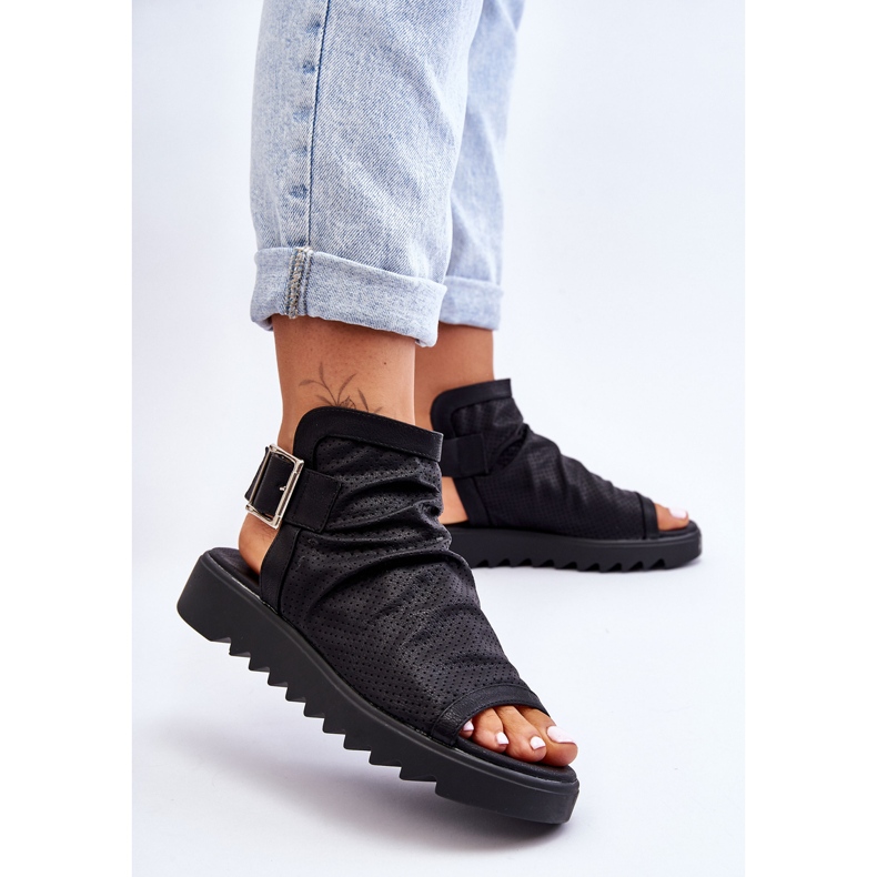 BM Adonis Women's Ankle Boot Sandals Black 1