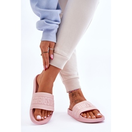 Women's Fashionable Big Star Slippers LL274A157 Light Pink 2 Women's Fashionable Big Star Slippers LL274A157 Light Pink 2