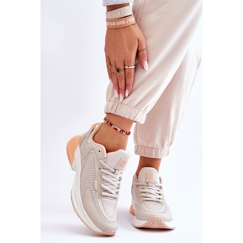 Comfortable Memory Foam System Big Star Sports Shoes LL274336 Beige 2