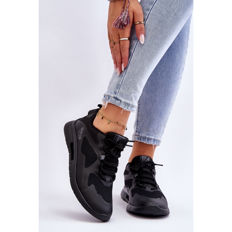Women's Sport Shoes Sneakers Big Star LL274372 Black 1