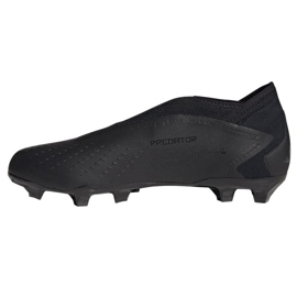 Adidas Predator Accuracy.3 Ll Fg M GW4598 soccer shoes black black 1