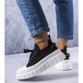 Dubeau black platform sneakers 1