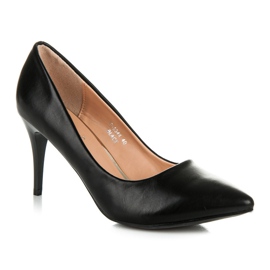 Ideal Shoes Black high-heels 1