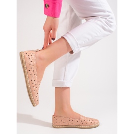 W. Potocki Women's openwork ballerinas Potocki beige 1