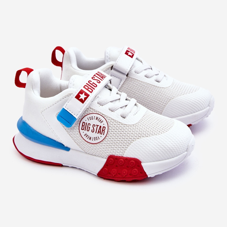 Low Children's Sports Shoes Memory Foam System Big Star LL374213 White 1 Low Children's Sports Shoes Memory Foam System Big Star LL374213 White 1