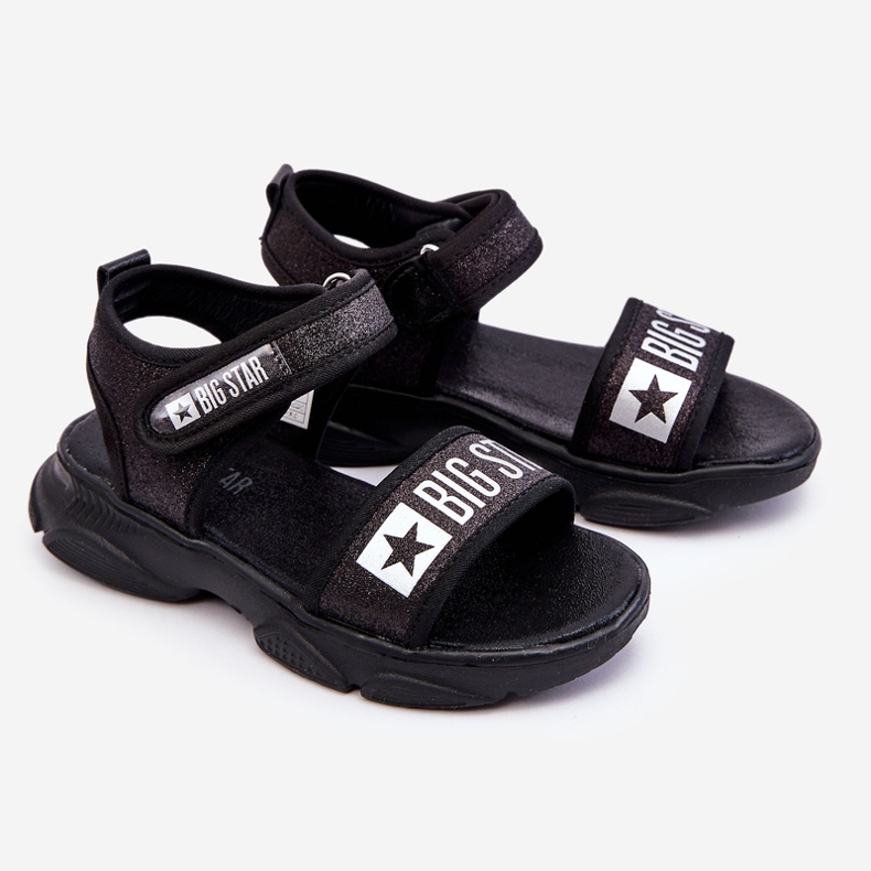 Children's Velcro Sandals Big Star LL374192 Black 1
