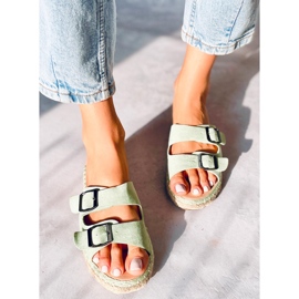 BM Maina Green espadrilles 1