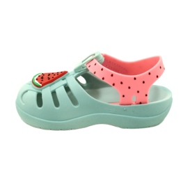 Ipanema 83353 AH745 Green Pink Kids Sandals 2