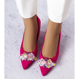 BM Pink pumps decorated with crystals from Cammile 1