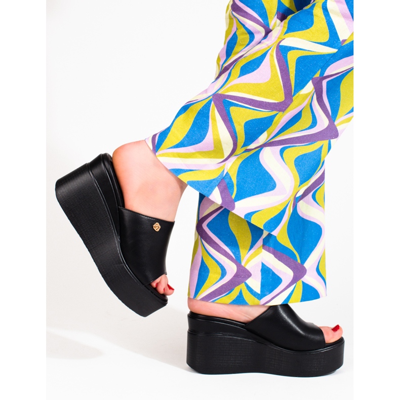 Goodin Women's high wedges with black wedges 2 Goodin Women's high wedges with black wedges 2