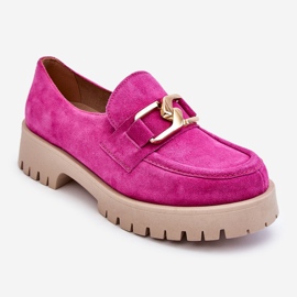 Lemar Fashionable Suede Loafers Fuchsia Rayhan pink 1 Lemar Fashionable Suede Loafers Fuchsia Rayhan pink 1