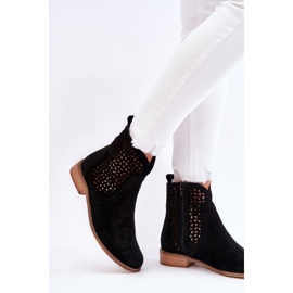 Suede Boots Nicole 2791/028 Black 2 Suede Boots Nicole 2791/028 Black 2