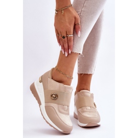 Women's Slip-on Sports Shoes Beige Jonas 1