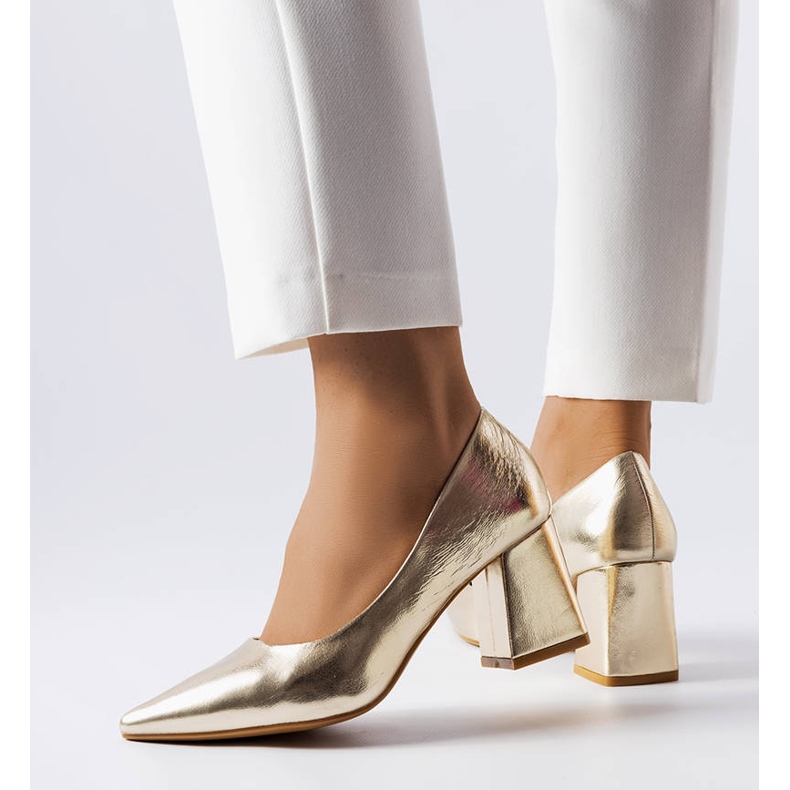 Fanchon gold pumps golden 1