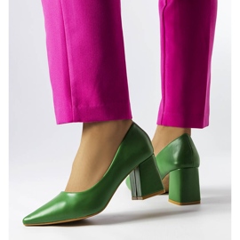 BM Fanchon green high heel pumps 1 BM Fanchon green high heel pumps 1