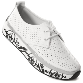 Women's leather shoes on the platform white T.Sokolski W23-29 1