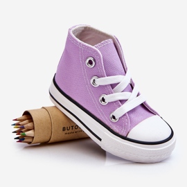 Children's High Sneakers Violet Filemon 1