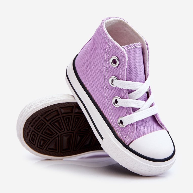 Children's High Sneakers Violet Filemon purple 2