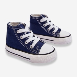Children's High Sneakers Navy Blue Filemon 2 Children's High Sneakers Navy Blue Filemon 2