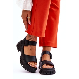 Vinceza Women's Leather Flat Sandals Black Dean 1 Vinceza Women's Leather Flat Sandals Black Dean 1