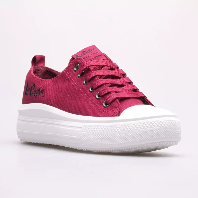 Lee Cooper LCW-23-44-1625L women's sneakers red 1