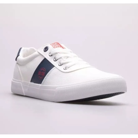 Big Star men's sneakers JJ174253 white navy blue 1 Big Star men's sneakers JJ174253 white navy blue 1